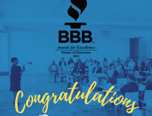 Better Business Bureau Recognizes Taylor Smith Consulting with Winner of Distinction Award 